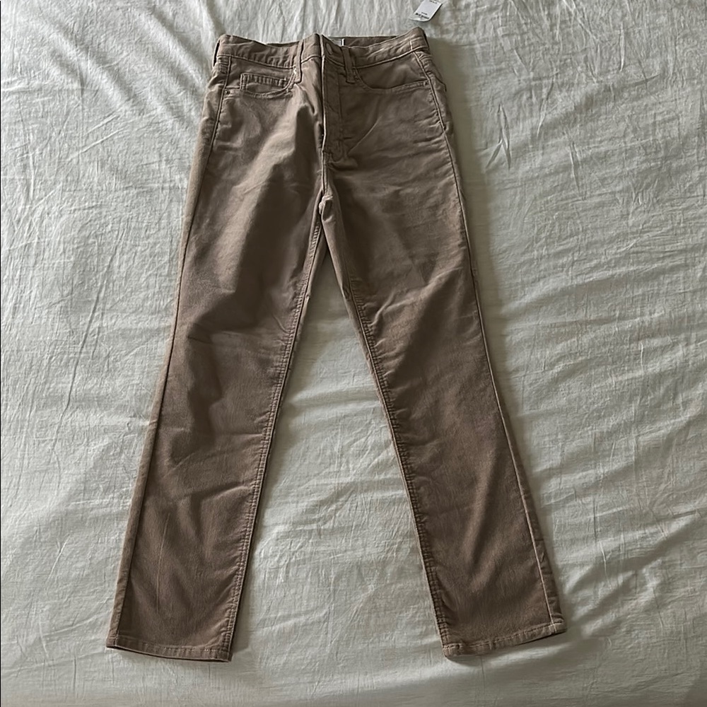 Women’s GAP Tan vintage slim high rise